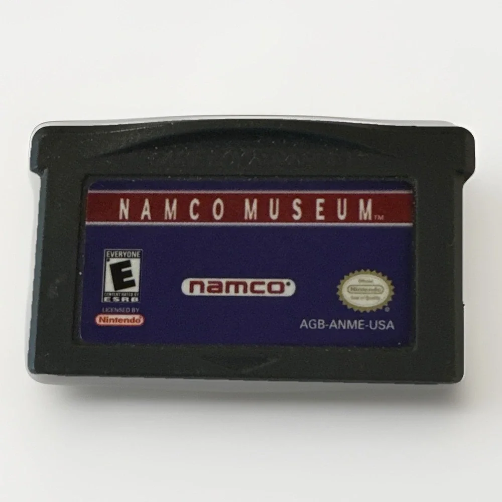 Namco Museum (Nintendo Game Boy Advance GBA, 2001) *TESTED*